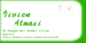 vivien almasi business card